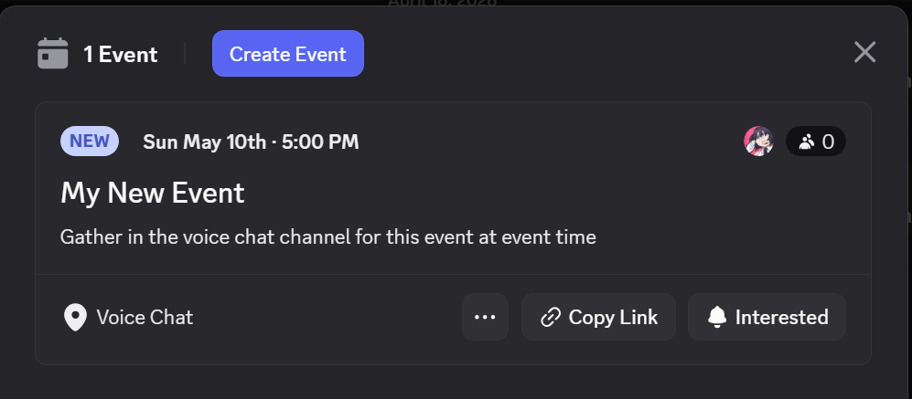 Event Example
